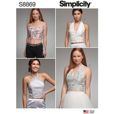 SIMPLICITY 8869 MISSES LINED