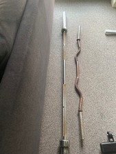 olympic barbell 6ft and curl bar