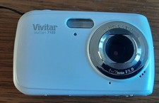 Vivitar vivicam 7122 Digital Camera White Tested Working 