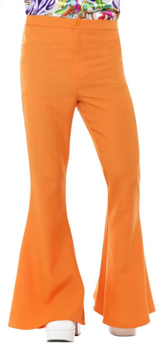 Mens orange flared trousers - flared,