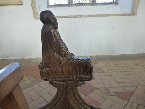 Photo 6x4 carved - bench, in