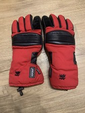 Hipora Cordura Motorbike Gloves Red Size M Leather And Textile Thinsulate