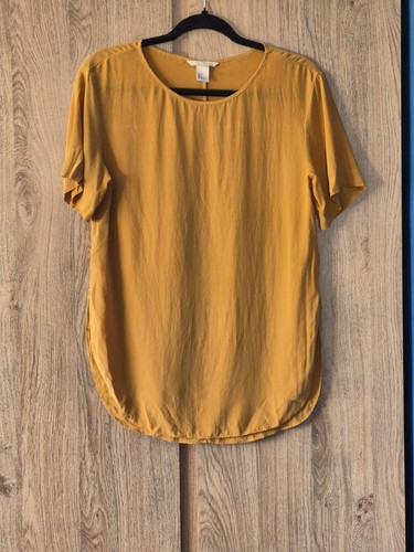 Ladies mustard blouse size - h&m,
