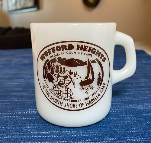 Vtg coffee mug wofford heights - vtg,