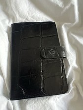 Mulberry Filofax Black Leather Vintage