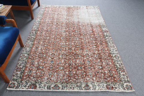 Vintage rug 9x7 - 4,9x7,6, ft