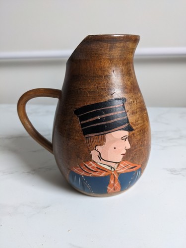 Vintage french wooden - french, cup/