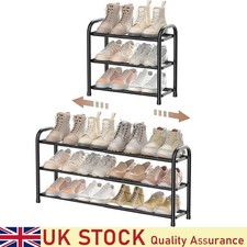 Expandable shoe rack tier - expandable, rack,