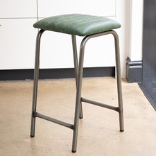 BAR STOOL FAUX LEATHER 66CM