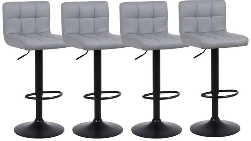 Grey bar stools - bar,