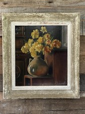 Vintage French Framed Floral