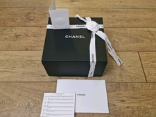 Chanel Empty medium Box 27 x 26 x 16 cm , ribbon, Receipt Holder tissue care kit