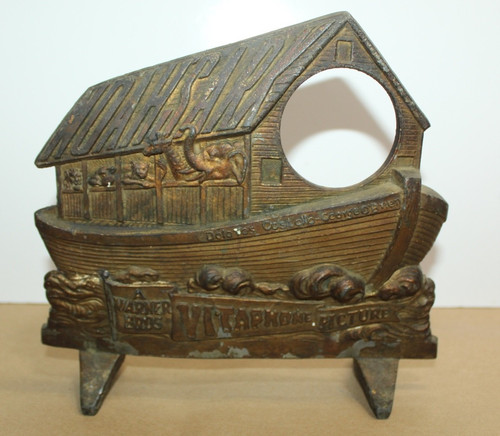 Antique cast iron - clock, face