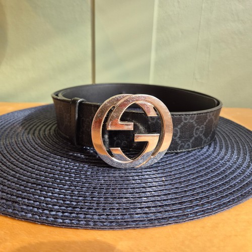 Gucci mens interlocking belt - interlocking,