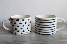 Next Spot & Stripe Mugs X 2 - Superb Condition