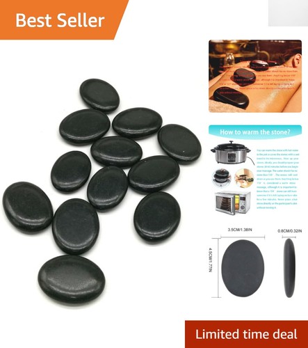 12pcs basalt massage stones - 12pcs,