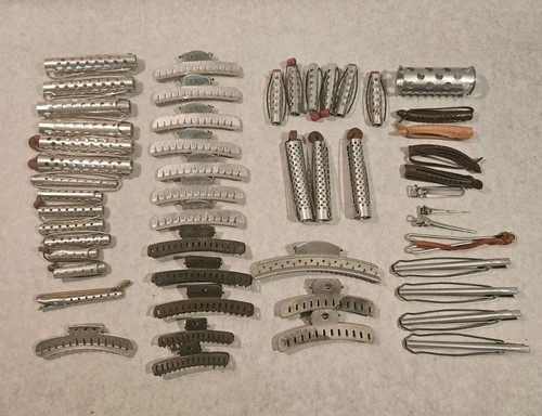 Rare aluminum hair - waver, clips