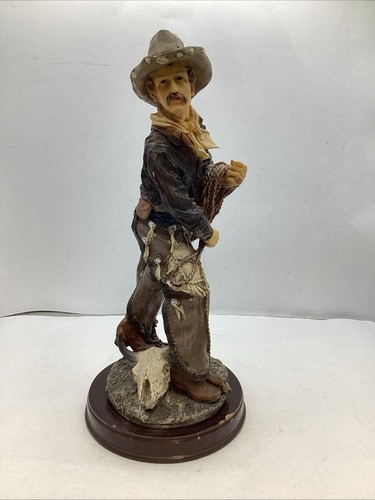 Cowboy holding rope ornament - rope,