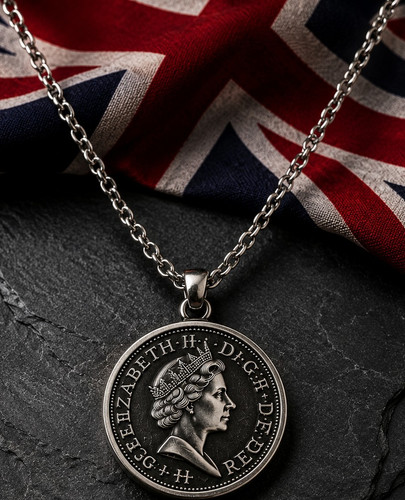 British patriot queen coin - patriot,