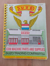 Vintage Suzo 1974 Catalogue for Arcade / Jukebox / Pinball Machine Parts 