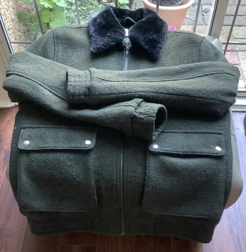 Topman mens bomber jacket wool - topman,