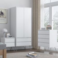 White Bedroom furniture Multi-listing - Wardrobe, Chest, Bedside or set