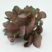 Artificial Plantss Green Radish Fake Plastic Grass Garden Spider Plants Outdoor