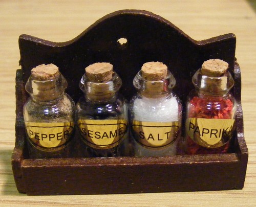 Dolls house wooden grocery - dolls,