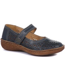 Pavers Wide Fit Leather Mary