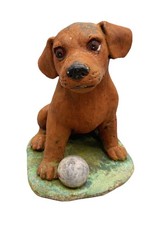 Vintage Concrete Puppy Dog