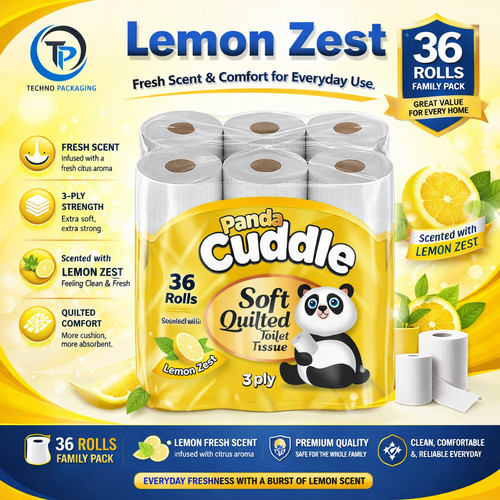 Quilted luxury 3ply toilet - quilted,