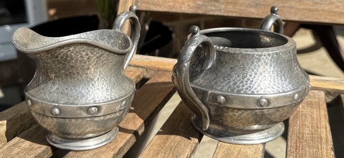 Vintage english pewter hand - vintage,