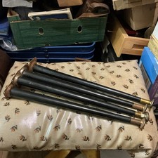 Vintage black tapered wood - black,