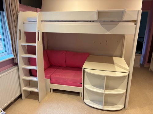 Uno high sleeper bed with - s,