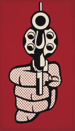 63565 roy lichtenstein pistol - lichtenstein,