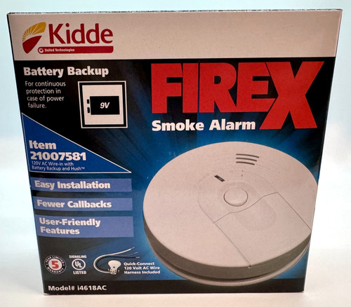 Kidde firex smoke alarm - kidde,