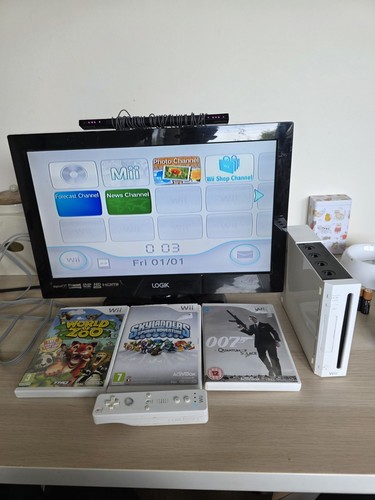 Nintendo wii console white - wii,