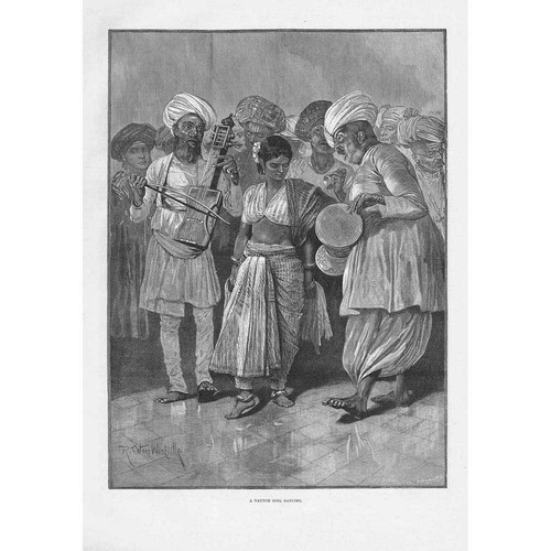 India nautch girl - nautch, dancing