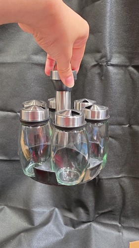 Cruet set 6pc - set, jars