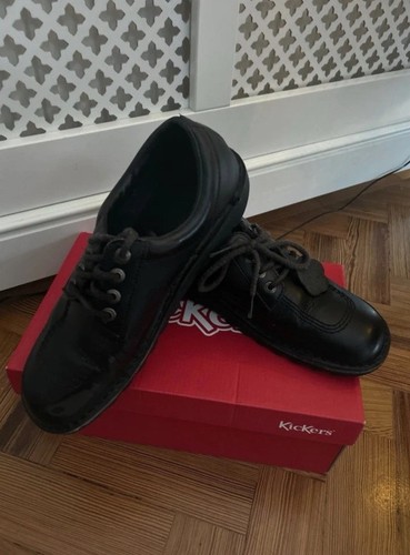 Kickers black leather - shoes, uk