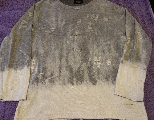 Drop dead distressed - drop, knitted