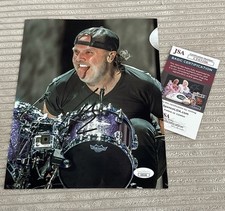 🔥 Lars Ulrich Signed 8x10