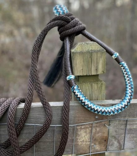 Natural rawhide bosal with - bosal,