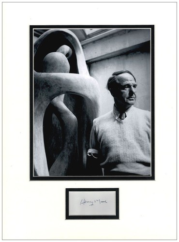 Henry moore autograph - henry,