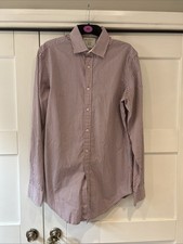 Mens TM Lewin (John Francomb) Shirt Size 15.5 Fully Fitted
