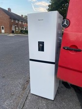 Fridgemaster MC55240DES Freestanding Fridge Freezer - White , free local deliver