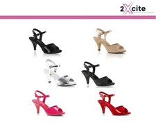 Pleaser Low Heel Ankle Strap