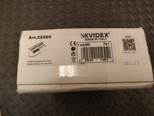 Videx art 2220v concierge - art,