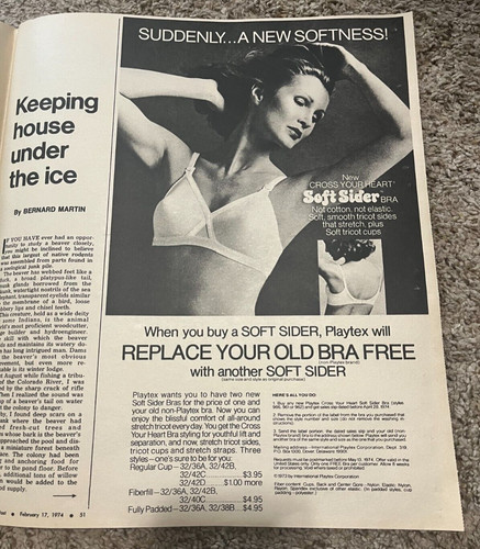 1974 playtex cross - cross, your