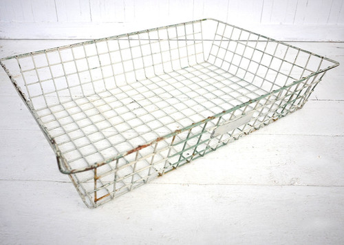 Vintage wire office tray